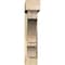 Ekena Millwork Balboa Block Rough Sawn Bracket w/ Offset Brace, Douglas Fir, 6"W x 28"D x 28"H BKT0604X28X28BOA05RDF - alternate 2